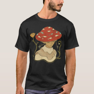 Mushroom Cottagecore Vintage Magic Plant Faecore C T-Shirt