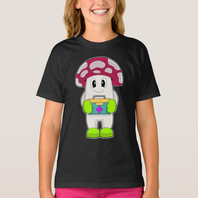 Mushroom Doctor Medicine case T-Shirt (Front)