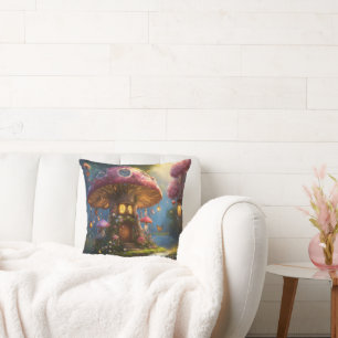 Mushroom Dreams: Soft Cushion for Every Space"