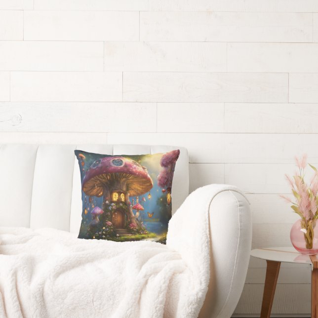 Mushroom Dreams: Soft Cushion for Every Space" (Couch)