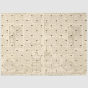Mushroom Ephemera Design Series #9 Tissue Paper