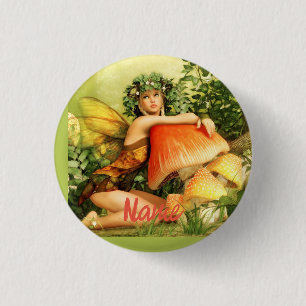 Mushroom fairy Thunder_Cove 3 Cm Round Badge