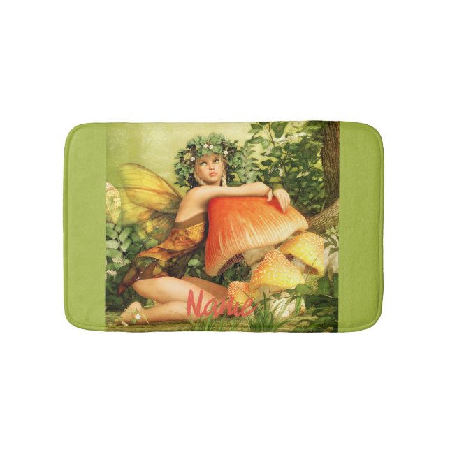 Mushroom fairy Thunder_Cove Bath Mat (Front)