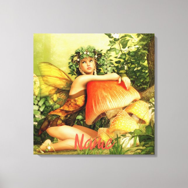 Mushroom fairy Thunder_Cove  Canvas Print (Front)