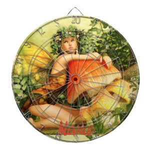 Mushroom fairy Thunder_Cove Dartboard