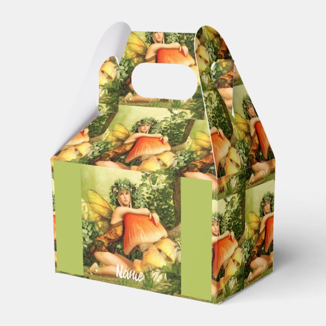 Mushroom fairy Thunder_Cove Favour Box (Front Side)