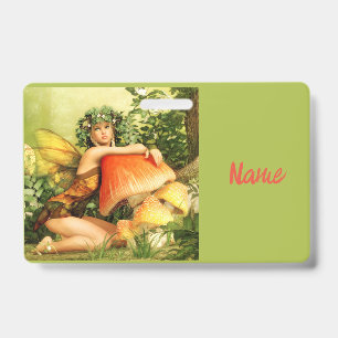 Mushroom fairy Thunder_Cove ID Badge