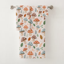 Mushroom, Fall foliage, Nature Patten 