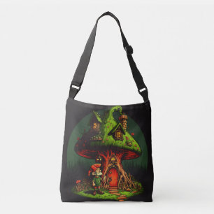 mushroom fantasy home Crossbody Bags