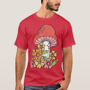 Mushroom Flower Bloom, Fairy Magic Wildflower Mush T-Shirt