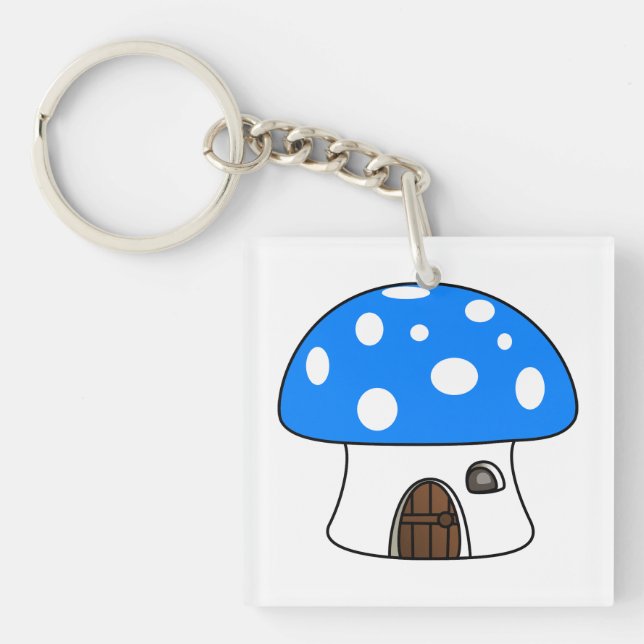 Mushroom, Fly Agarnic, House Key Ring (Front)
