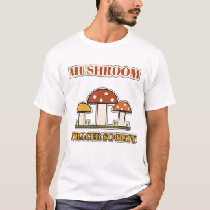 Mushroom Forager Society Vintage Cottagecore T-Shirt