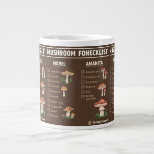 Mushroom Foraging Checklist Mug