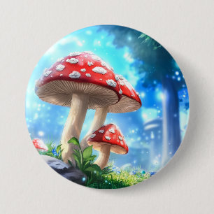 Mushroom Forest 7.5 Cm Round Badge
