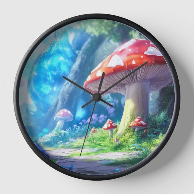 Mushroom Forest Clock (Front)