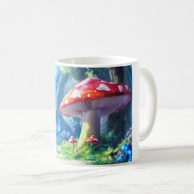 Mushroom Forest Coffee Mug (Front Right)