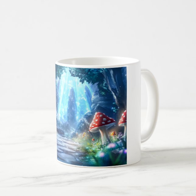 Mushroom Forest Coffee Mug (Front Right)
