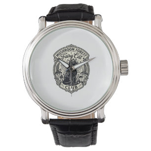 Mushroom Forest Fairy Cat Funny Cat Graphic - Mush Watch