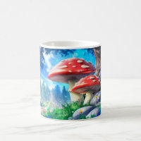 Mushroom Forest Fantasy Art