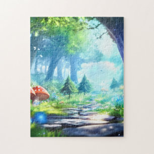 Mushroom Forest Jigsaw Puzzle