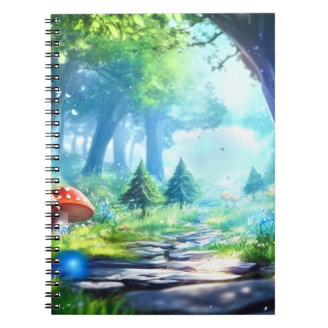 Mushroom Forest  Notebook (Front)