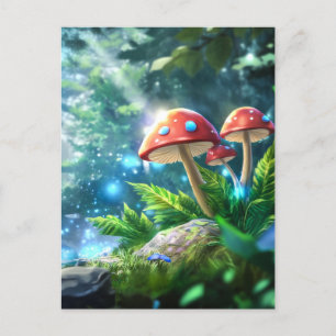 Mushroom Forest Postcard