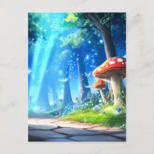Mushroom Forest Postcard