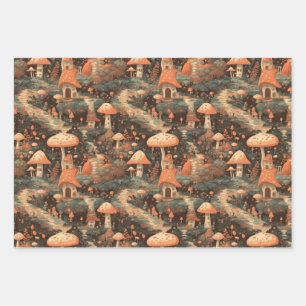 Mushroom Forest Wrapping Paper