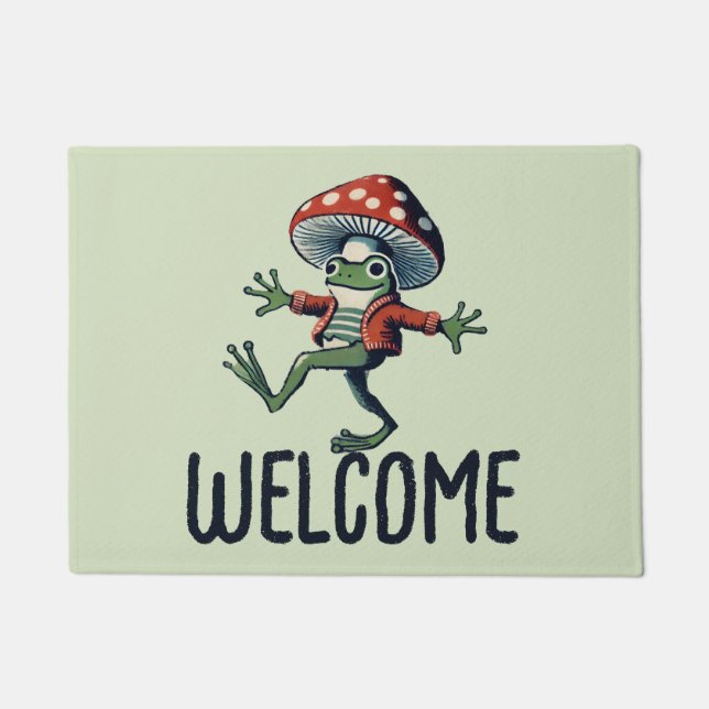 Mushroom Frog                                      Doormat (Front)