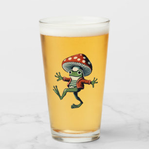 Mushroom Frog Glass