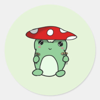Mushroom Froggy Stickers