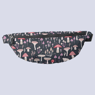Mushroom Fungi and Toadstool Bum Bags