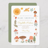 mushroom Garden Gnome Baby Shower