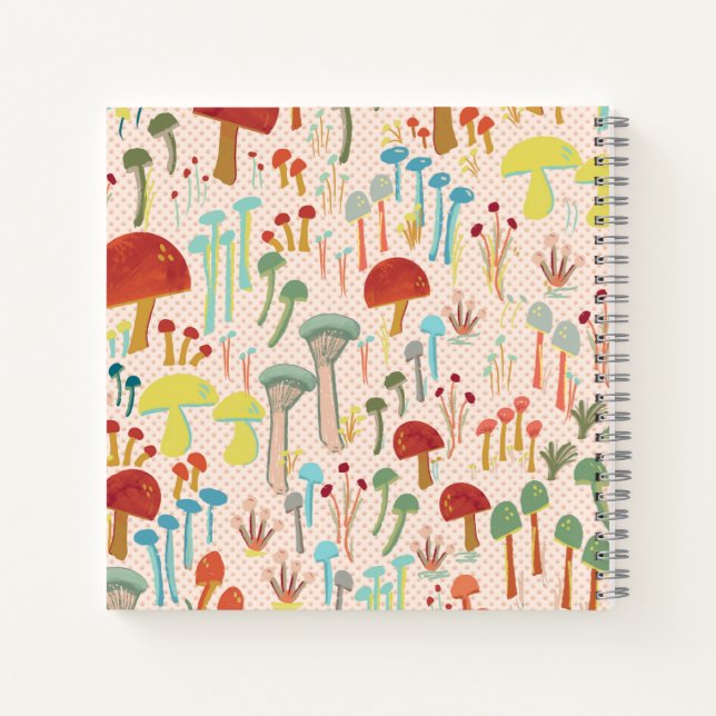 Mushroom garden Notebook (Back)