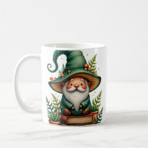 Mushroom Gnome Hat Plant Parent Foraging Guide Bot Coffee Mug