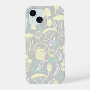 Mushroom Grey Cream iPhone 15 Case