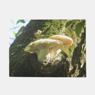 Mushroom Growing in Tree Doormat
