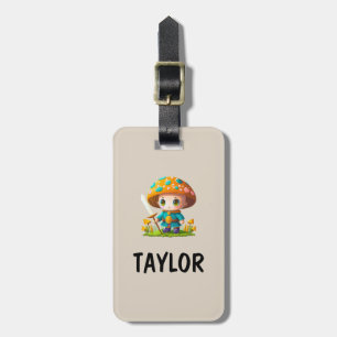 Mushroom Guardian Custom Colourful Bag Backpack Luggage Tag
