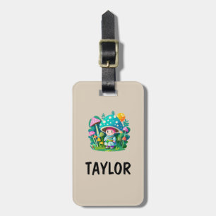Mushroom Guardian Custom Colourful Bag Backpack Luggage Tag
