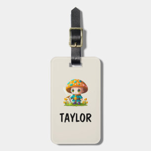 Mushroom Guardian Custom  Colourful Bag Backpack Luggage Tag