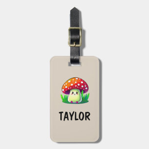 Mushroom Guardian Custom Colourful Bag Backpack Luggage Tag