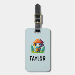 Mushroom Guardian Custom Colourful Bag Backpack Luggage Tag
