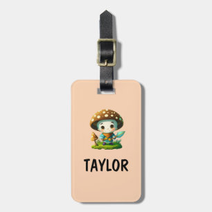 Mushroom Guardian Custom Colourful Bag Backpack Luggage Tag
