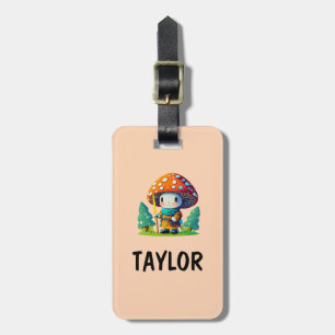 Mushroom Guardian Custom Colourful Bag Backpack Luggage Tag