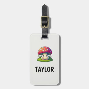 Mushroom Guardian Custom Colourful Bag Backpack Luggage Tag