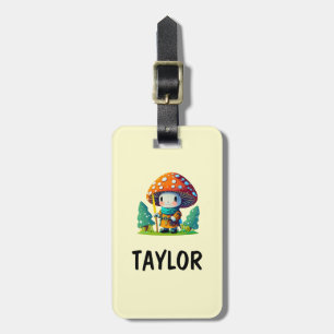 Mushroom Guardian Custom Colourful Bag Backpack Luggage Tag