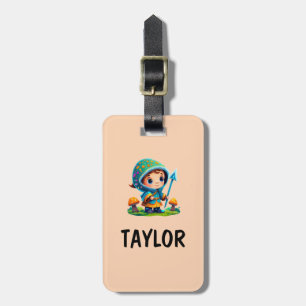 Mushroom Guardian Custom Colourful Bag Backpack Luggage Tag