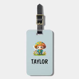 Mushroom Guardian Custom Colourful Bag Backpack Luggage Tag