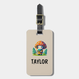 Mushroom Guardian Custom Colourful Bag Backpack Luggage Tag