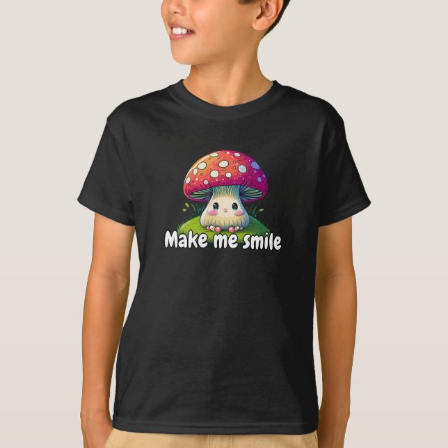 Mushroom Guardian Fun Cool Unique Best Stylish Kid T-Shirt (Front)